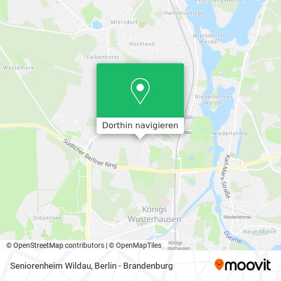 Seniorenheim Wildau Karte