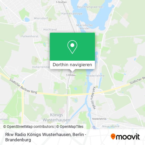 Rkw Radio Königs Wusterhausen Karte