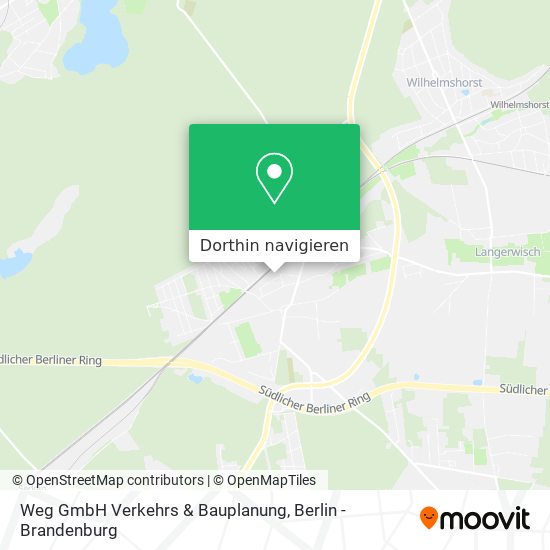 Weg GmbH Verkehrs & Bauplanung Karte