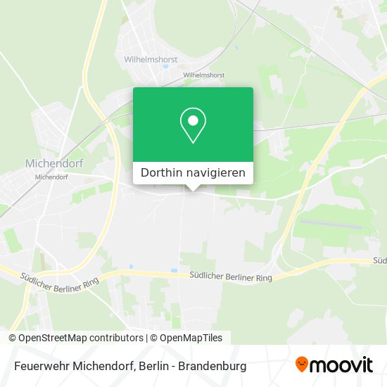 Feuerwehr Michendorf Karte
