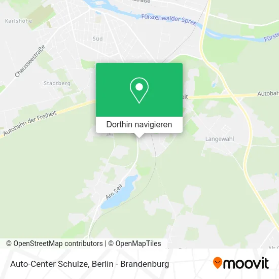 Auto-Center Schulze Karte