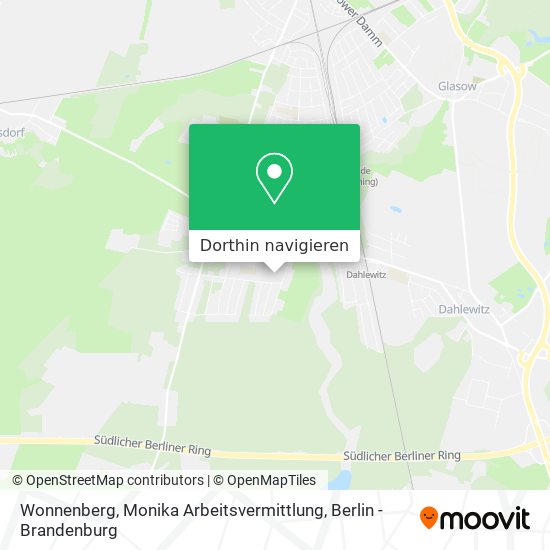 Wonnenberg, Monika Arbeitsvermittlung Karte