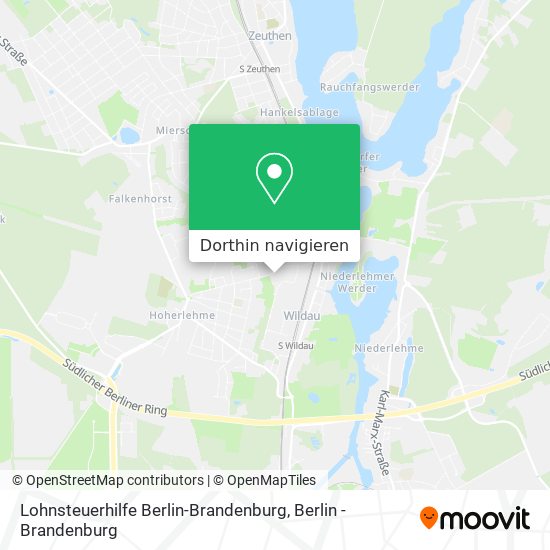 Lohnsteuerhilfe Berlin-Brandenburg Karte