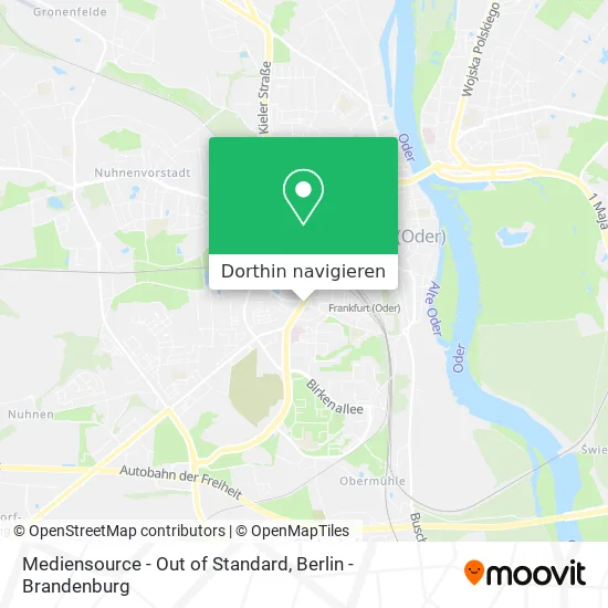 Mediensource - Out of Standard Karte