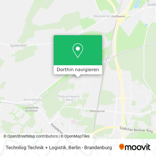 Technilog Technik + Logistik Karte