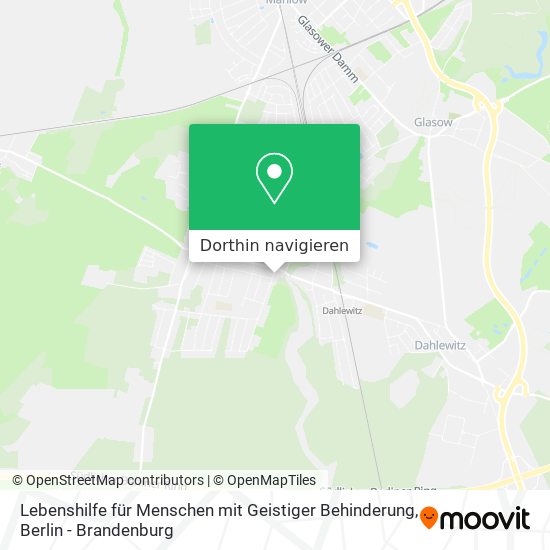 Lebenshilfe für Menschen mit Geistiger Behinderung Karte