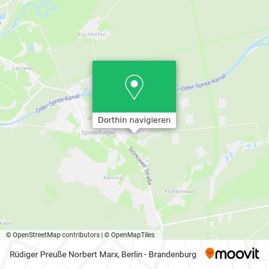Rüdiger Preuße Norbert Marx Karte