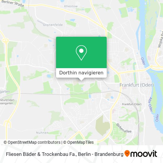 Fliesen Bäder & Trockenbau Fa. Karte