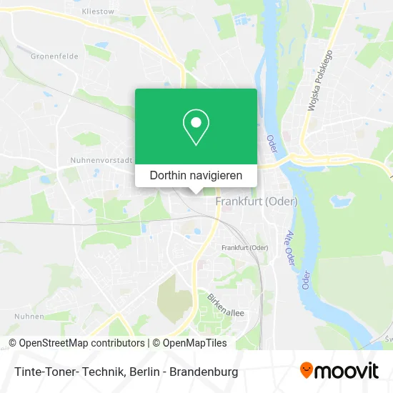 Tinte-Toner- Technik Karte