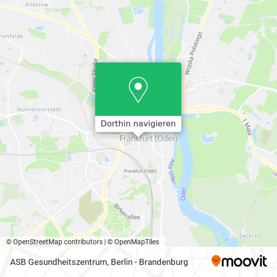 ASB Gesundheitszentrum Karte