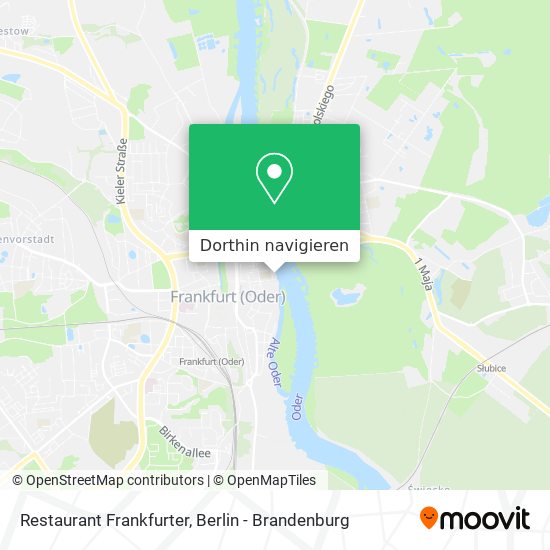 Restaurant Frankfurter Karte