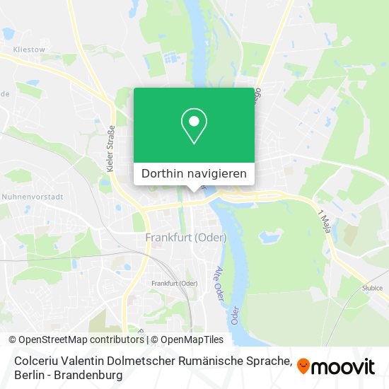 Colceriu Valentin Dolmetscher Rumänische Sprache Karte