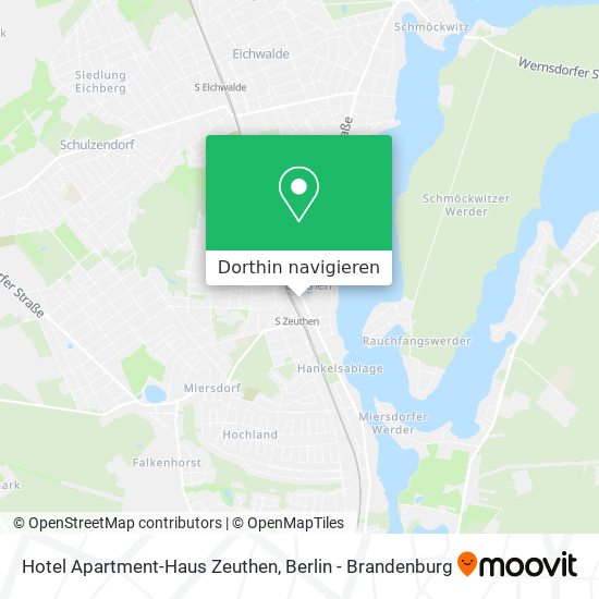Hotel Apartment-Haus Zeuthen Karte