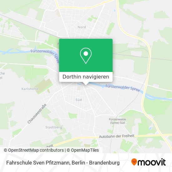 Fahrschule Sven Pfitzmann Karte