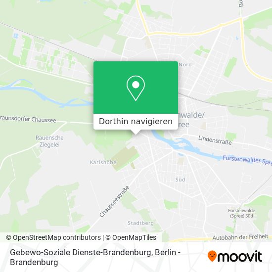 Gebewo-Soziale Dienste-Brandenburg Karte