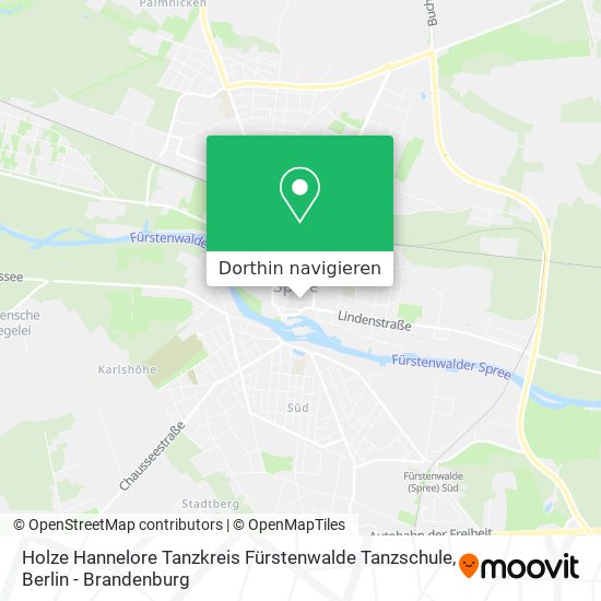 Holze Hannelore Tanzkreis Fürstenwalde Tanzschule Karte