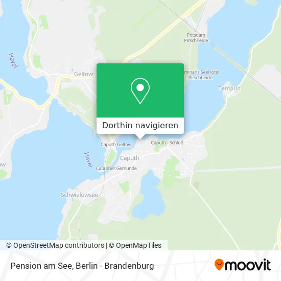 Pension am See Karte