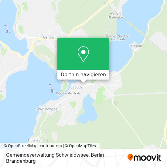 Gemeindeverwaltung Schwielowsee Karte