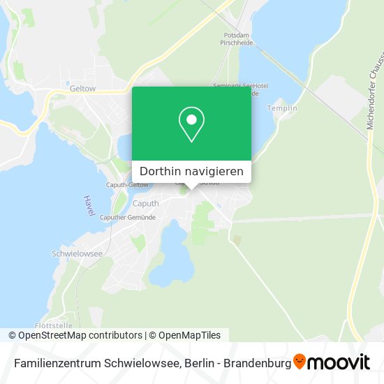 Familienzentrum Schwielowsee Karte