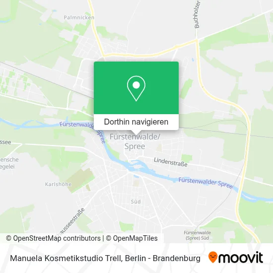 Manuela Kosmetikstudio Trell Karte