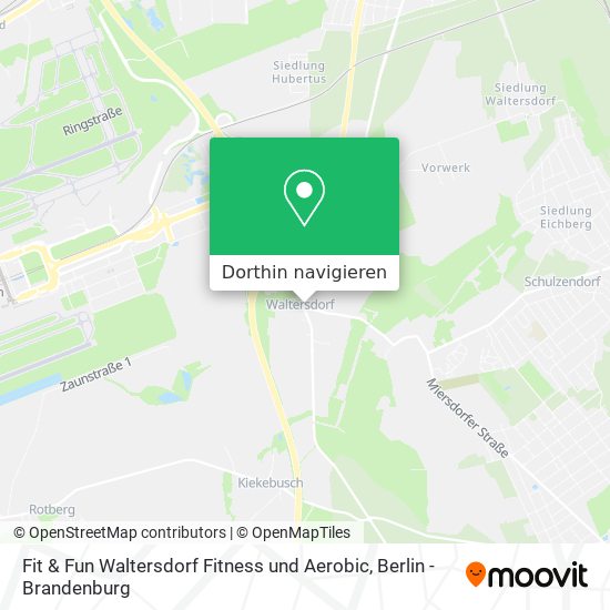 Fit & Fun Waltersdorf Fitness und Aerobic Karte