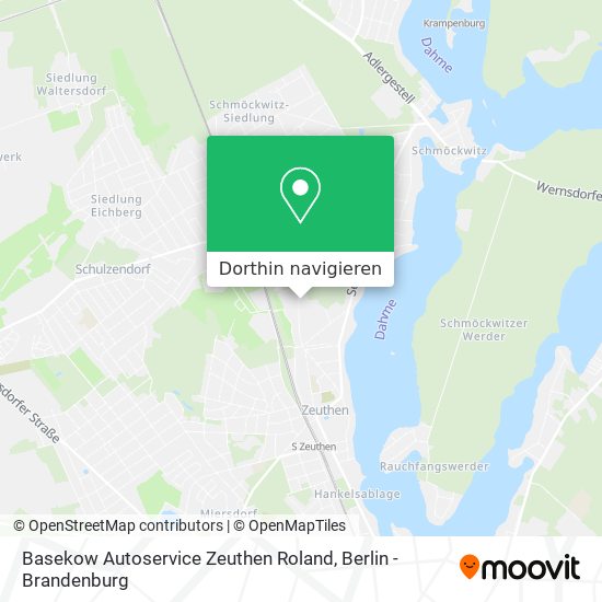 Basekow Autoservice Zeuthen Roland Karte