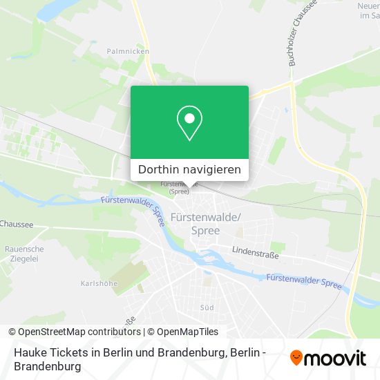 Hauke Tickets in Berlin und Brandenburg Karte