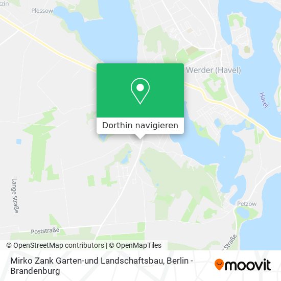 Mirko Zank Garten-und Landschaftsbau Karte