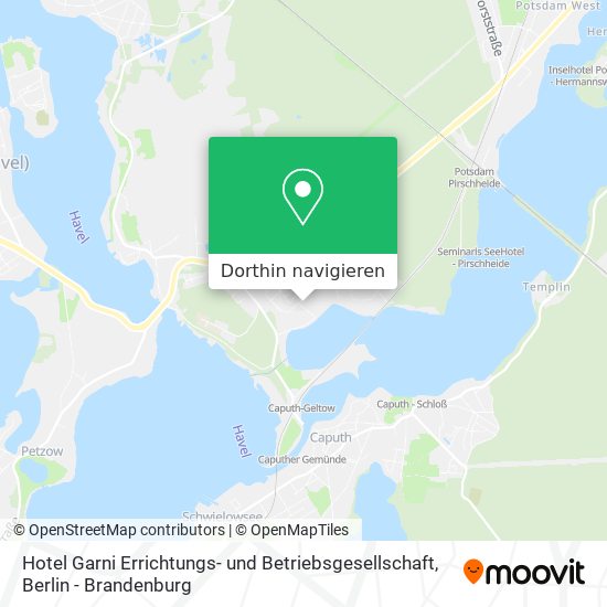 Hotel Garni Errichtungs- und Betriebsgesellschaft Karte