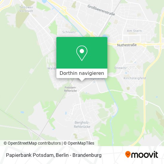 Papierbank Potsdam Karte