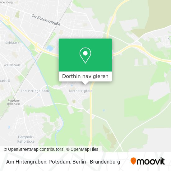 Am Hirtengraben, Potsdam Karte