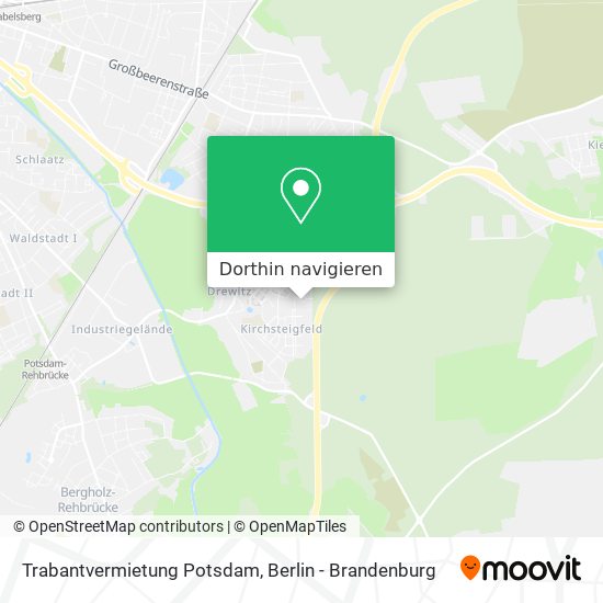 Trabantvermietung Potsdam Karte