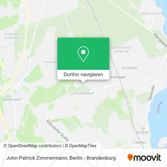 John-Patrick Zimmermann Karte