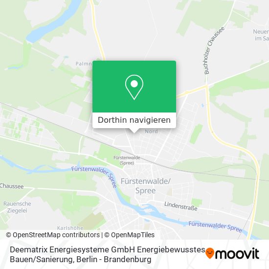 Deematrix Energiesysteme GmbH Energiebewusstes Bauen / Sanierung Karte