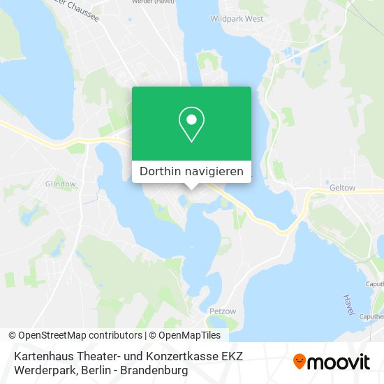 Kartenhaus Theater- und Konzertkasse EKZ Werderpark Karte