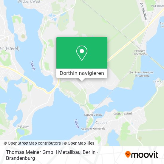 Thomas Meiner GmbH Metallbau Karte