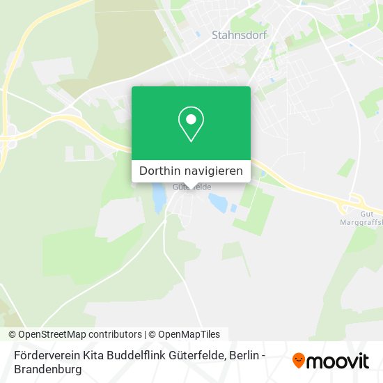 Förderverein Kita Buddelflink Güterfelde Karte