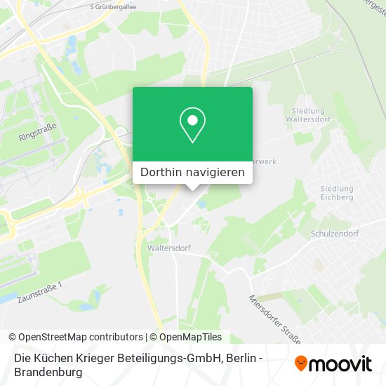 Die Küchen Krieger Beteiligungs-GmbH Karte