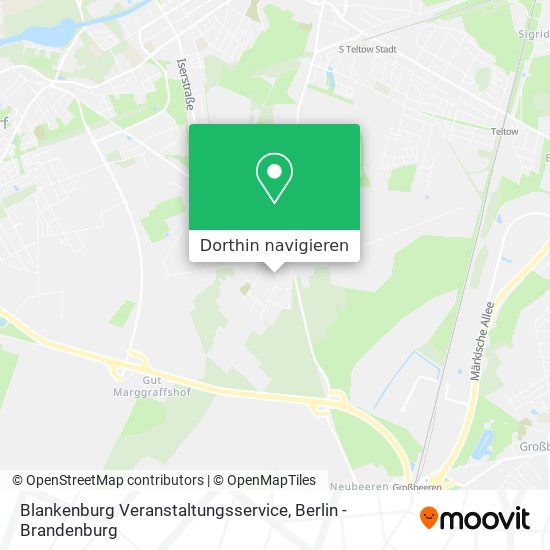 Blankenburg Veranstaltungsservice Karte