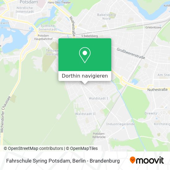 Fahrschule Syring Potsdam Karte