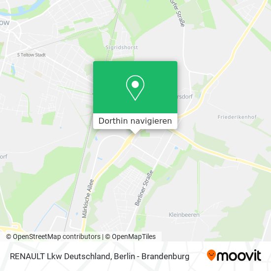 RENAULT Lkw Deutschland Karte