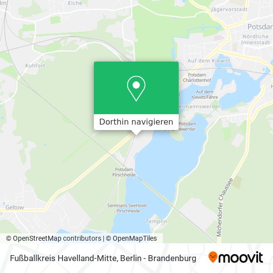 Fußballkreis Havelland-Mitte Karte