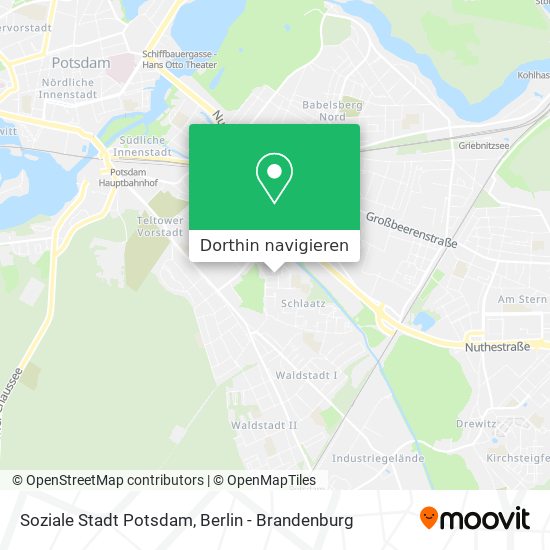 Soziale Stadt Potsdam Karte