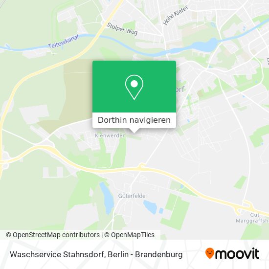 Waschservice Stahnsdorf Karte