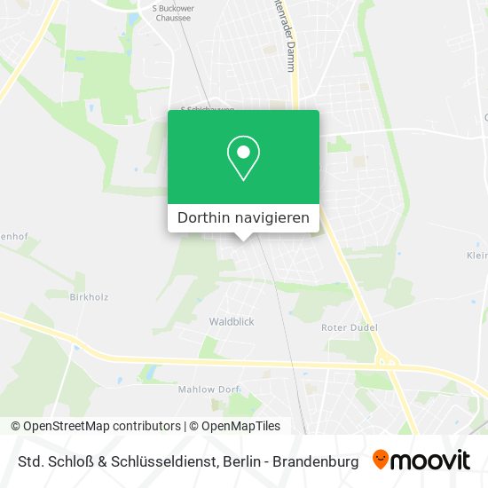 Std. Schloß & Schlüsseldienst Karte