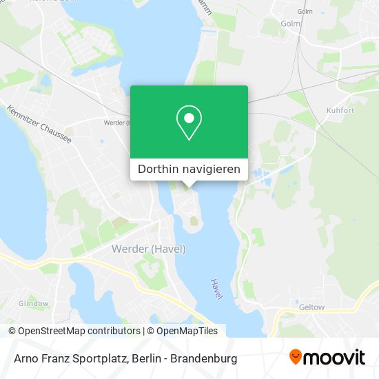 Arno Franz Sportplatz Karte