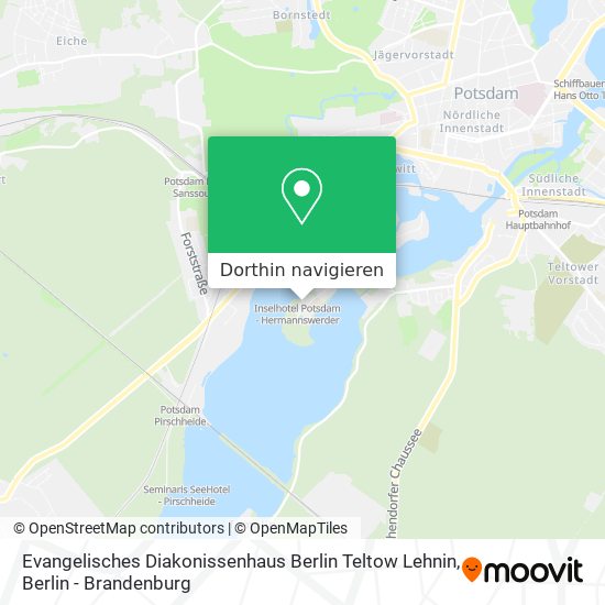 Evangelisches Diakonissenhaus Berlin Teltow Lehnin Karte