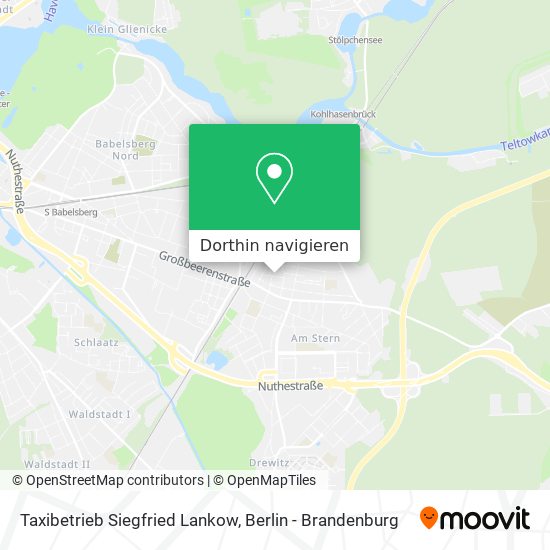 Taxibetrieb Siegfried Lankow Karte
