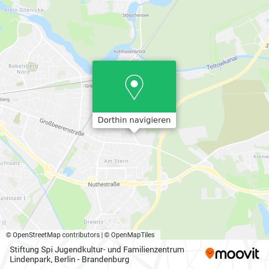 Stiftung Spi Jugendkultur- und Familienzentrum Lindenpark Karte