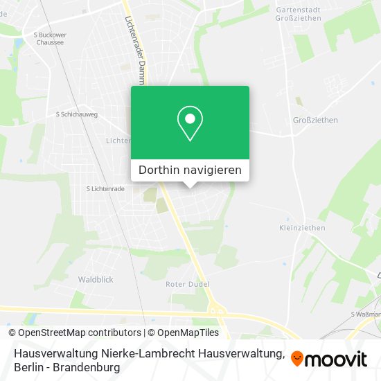 Hausverwaltung Nierke-Lambrecht Hausverwaltung Karte